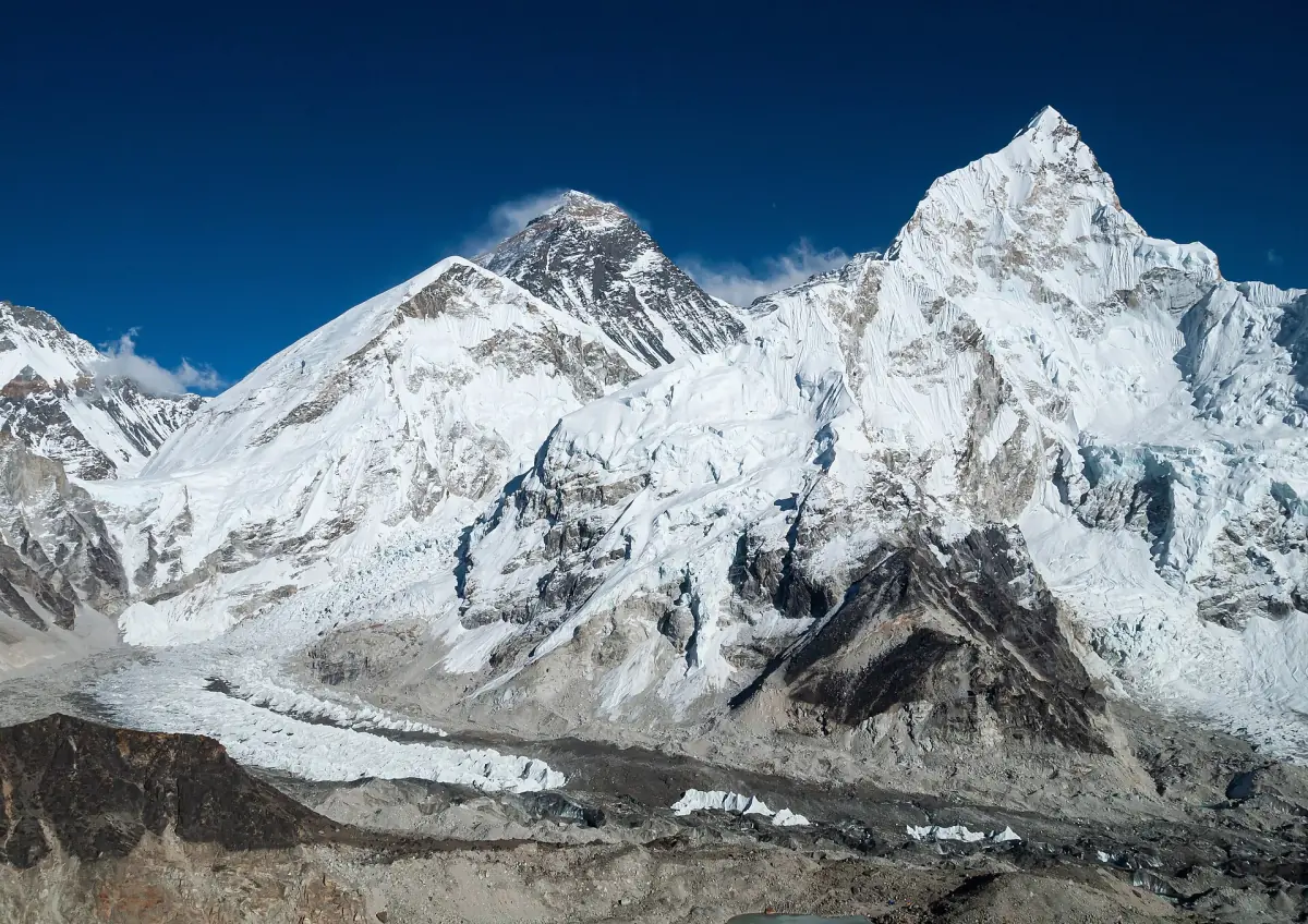 Mount Everest, Nuptse and the Khumbu Glacier