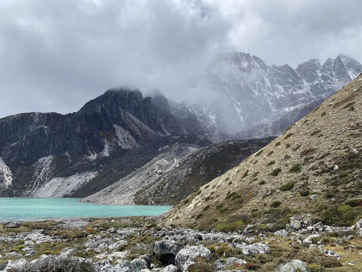 Gokyo Lake below Gokyo Ri